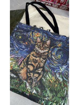 Bolso gato aleopardado
