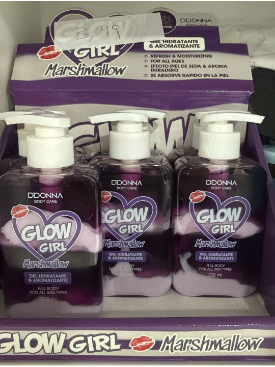 Gel hidratante aromatizante algodón azúcar