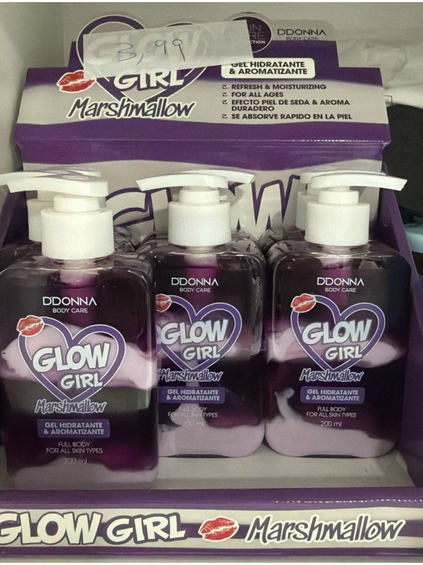 Gel hidratante aromatizante algodón azúcar