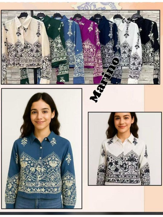 Blusas bordadas