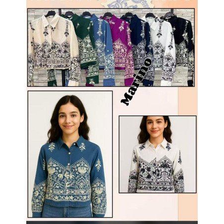 Blusas bordadas