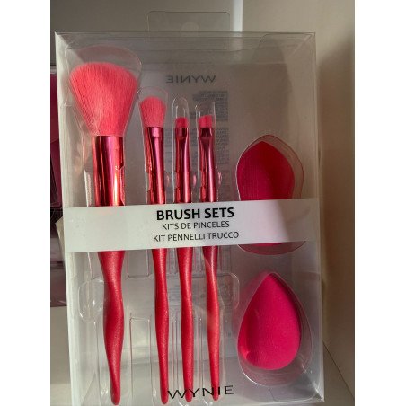 Brochas metálicas rosas