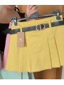 Falda pantalón con cinturón