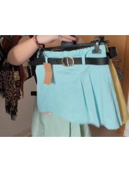 Falda pantalón con cinturón