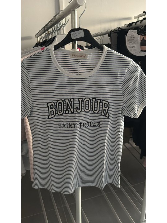 Camiseta bon jour