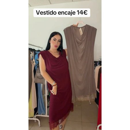 vestido encaje