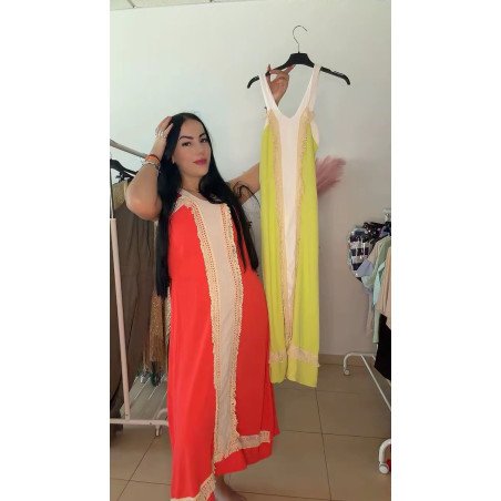 vestido fluor