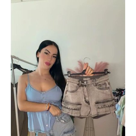 blusa azul