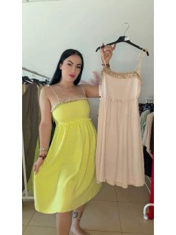 Vestido fleco