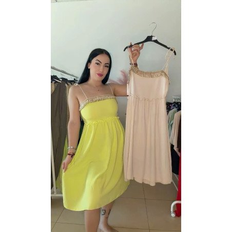 Vestido fleco