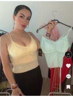 Top encaje