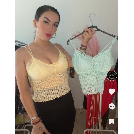 Top encaje