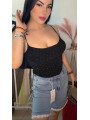 Pantalón vaquero con encaje